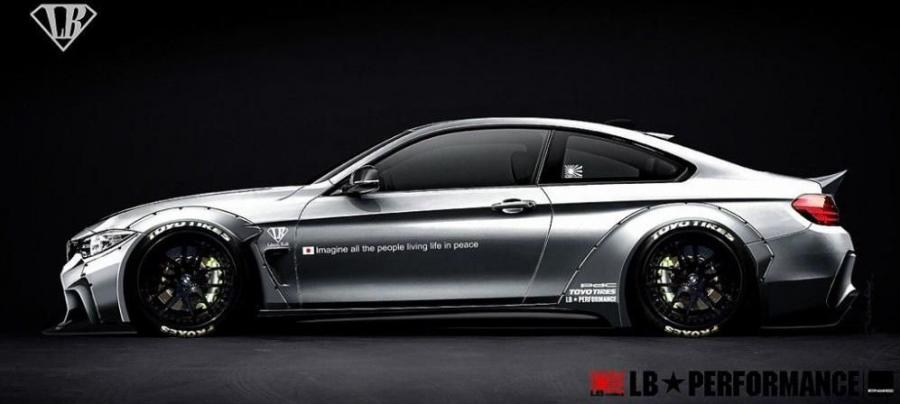  BMW 4-Series Coupe by Liberty Walk 2014 года  (фото 9 из 9)